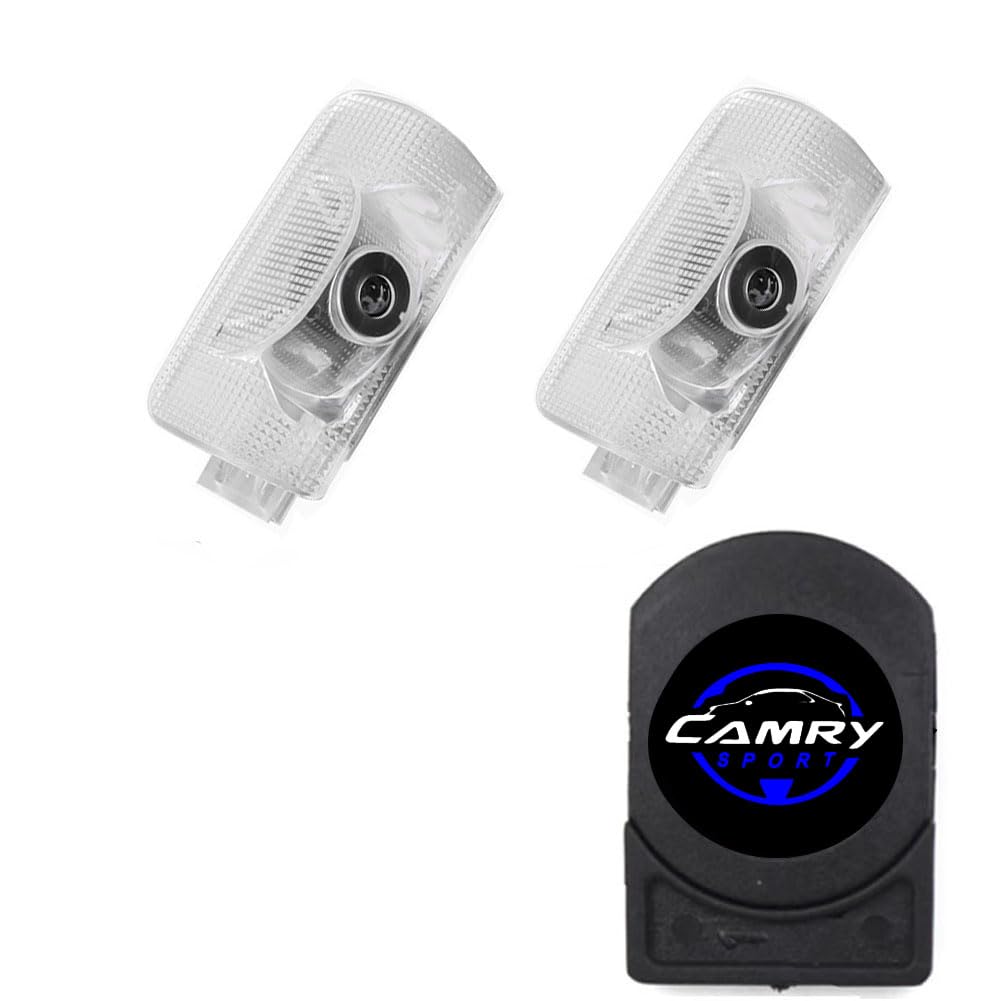 Лампа двери автомобиля Camry, лампа подсветки, лампа приветствия с логотипом, светодиодная лампа подсветки с логотипом